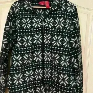 Zoey & Beth black/white fleece jacket